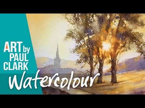 How to paint trees in Watercolour by Paul Clark