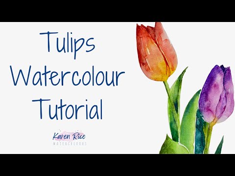 New Sketchbook Challenge  Watercolour Tulips  To Get You Started