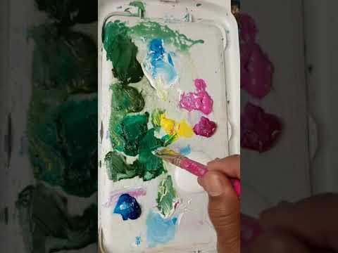How to Paint Tulips with Acrylic Paints Step by Step Studiokids