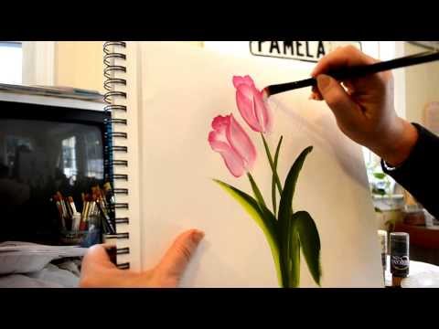 Paint Fast and Easy Tulips