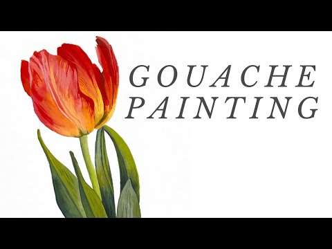 How To Paint Gouache Flowers Like a Pro