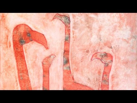 Yupo Watercolor Painting Flamingoes Part 1