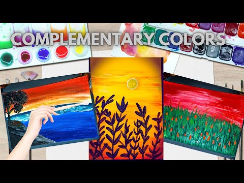 BASIC PAINTING USING COMPLEMENTARY COLORS