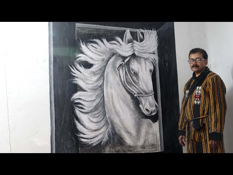 Home Wall Painting Using projector  DIY