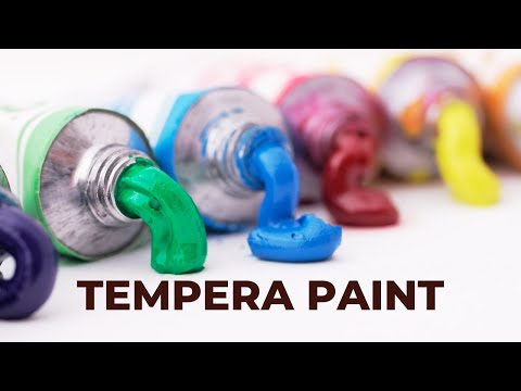 WHAT IS TEMPERA PAINT let39s give a try to this strange medium
