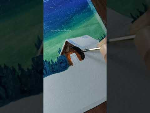 Drawing with 20 Rs watercolor  tutorial shorts