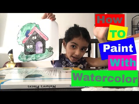 How to paint with watercolor for kids