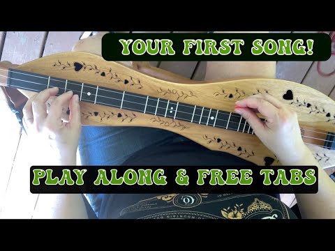Beginner Dulcimer Lesson Your First Song  With 2 Sets Of Tabs  Folkcraft Instruments