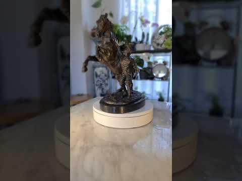 Trojan Homeware Man amp Horse Bronze Sculpture Marly Horse