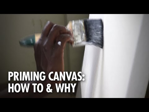 HOW TO PRIME CANVAS  BEGINNERS GUIDE