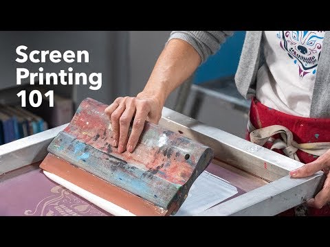The Basics of Screen Printing  Screen Printing Tutorial
