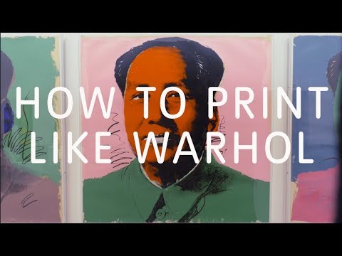 How to Print Like Warhol  Tate