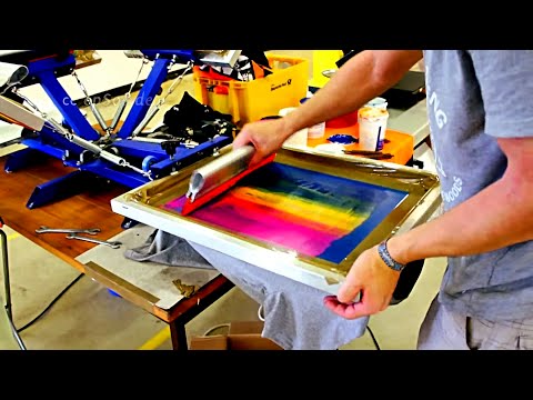 How to screen print TShirt Designs Properly