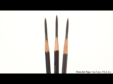 How to Sharpen a Pencil Like a Boss (for Drawing) - Narrated 