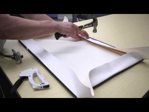 How To Stretch Canvas Over A Frame