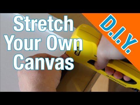 How To Stretch A Canvas The Easy Way