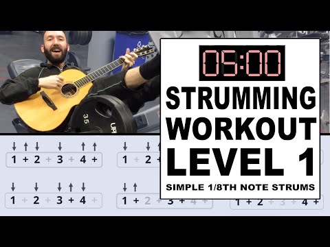 5 Minute Beginner Strumming Workout amp Technique Lesson How to StrumTutorial