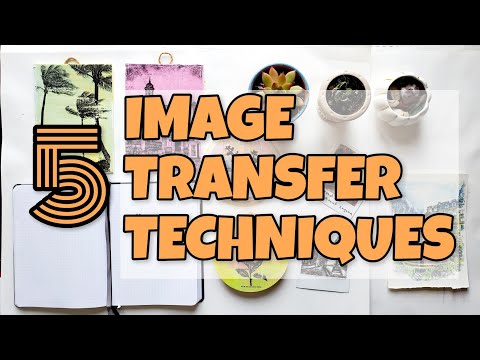 5 easy image transfer techniques  Photo transfer to any surface Link to full tutorials below video