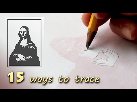 15 ways how to trace or transfer a photo image or drawing  Tracing Masterpieces