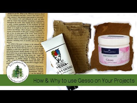 DIY Tip How and Why to use Gesso