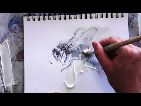 HOW TO USE GESSO IN YOUR DRAWINGS drawing tutorial  Chris Wilson