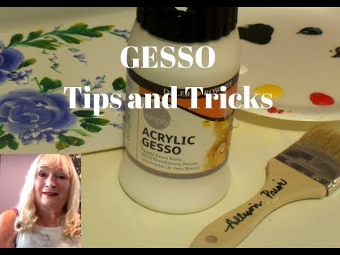 What is GESSO 6 Surprising ways to use GESSO for Acrylics Beginners Step by Step