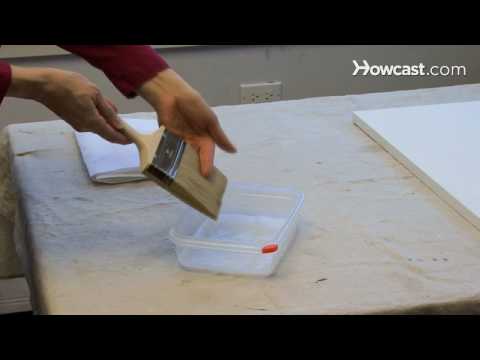 How to Gesso a Canvas