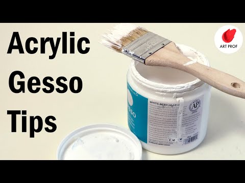 How Acrylic Gesso Works for Oil amp Acrylic Painting