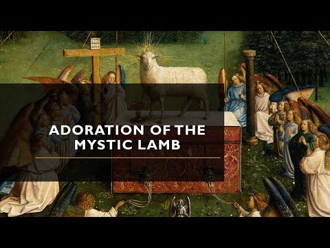 The Adoration of the Mystic Lamb  GHENT BELGIUM