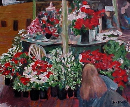 buying flowers painting-03