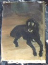Old Dog Painting