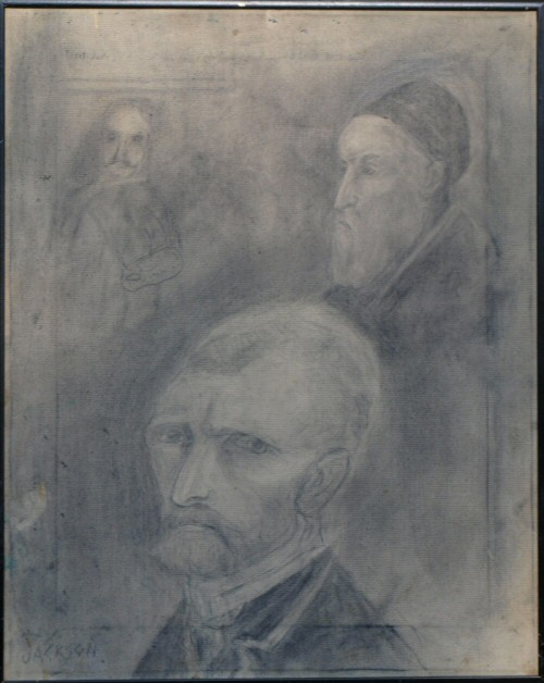 Van Gogh, Titian and Velasquez drawing