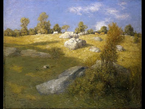Julian Alden Weir American 18521919  Landscape paintings by Julian Alden Weir