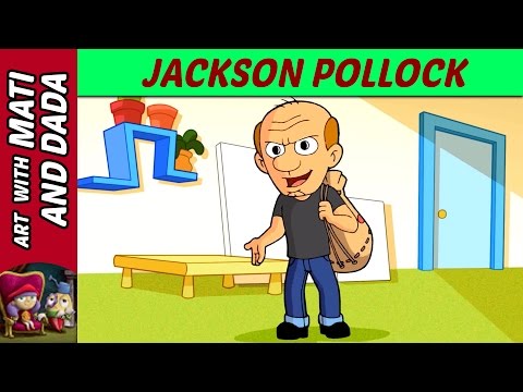 Art with Mati and Dada  Jackson Pollock  Kids Animated Short Stories in English