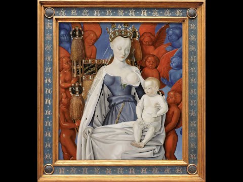 After Johes Jean Fouquet Madonna surrounded by Cherubins and Seraphims by Massimo Tizzano