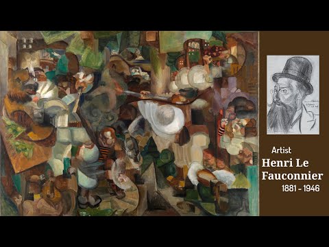 Artist Henri Le Fauconnier 1881  1946 French Cubist Painter  WAA