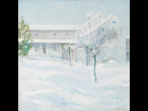 CAM Look  Old Holley House Cos Cob by John Henry Twachtman  122220