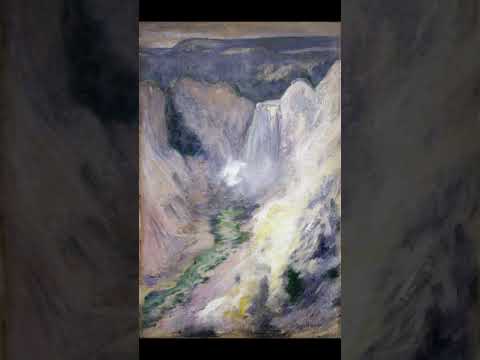 Art Tour 146 John Henry Twachtman Waterfall in Yellowstone