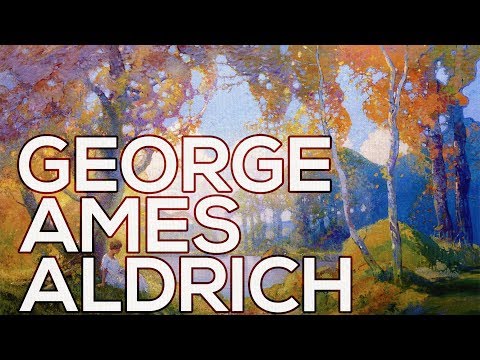 George Ames Aldrich A collection of 88 paintings HD