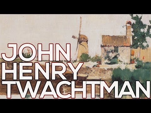 John Henry Twachtman A collection of 232 paintings HD
