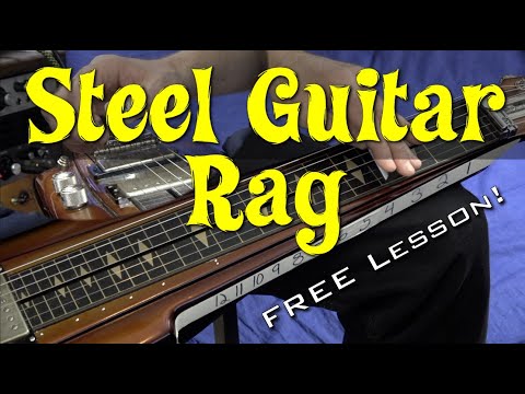 Steel Guitar Rag  FREE LESSON  Open D Lap Steel