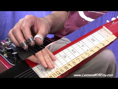 HULA BLUES  C6 Hawaiian Lap Steel Lessons  by Troy Brenningmeyer
