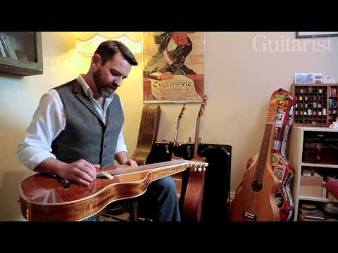 Martin Harley beginner39s slide guitarlap steel lick lesson with bass line