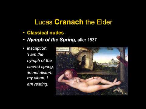 ARTH 2020 Northern Renaissance 5 Lucas Cranach the Elder