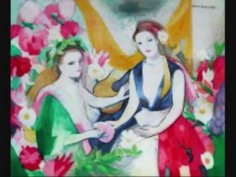 aquarelles de marie laurencin avec offenbachwmv