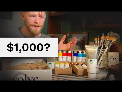 What Oil Painting Supplies Come with the Evolve Program