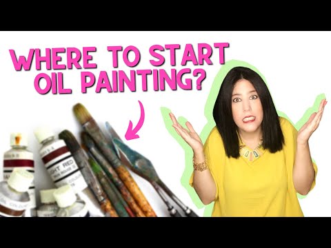 BEGINNER39s Guide to OIL PAINTING  ONLY SUPPLIES That You NEED as a BEGINNER PART 1