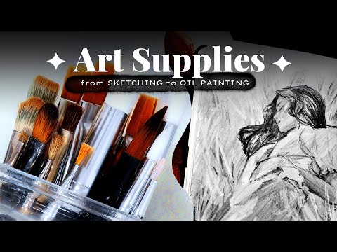  Art Supplies  From SKETCHING to OIL PAINTING  non toxic    engesp sub 