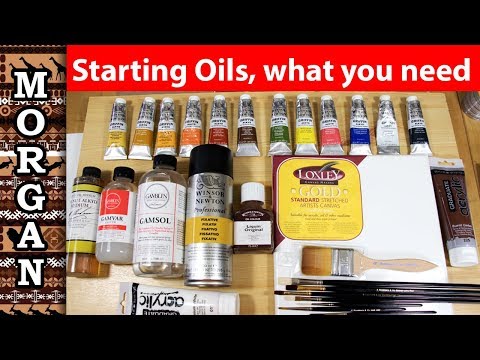 Oil painting for beginners supplies  what you need to buy