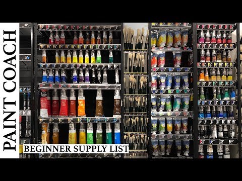Oil Painting for Beginners  Supply List